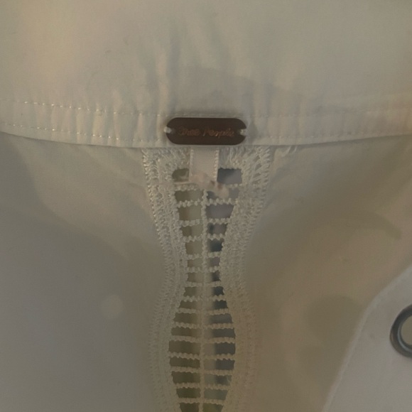 Free People Beautiful white cotton cover up or summer top🤍 - Picture 3 of 3